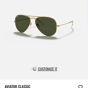 Ray-ban classic aviators large
